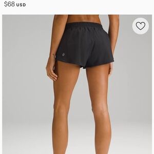 Lululemon Hotty Hot Lined Short 2.5” Black